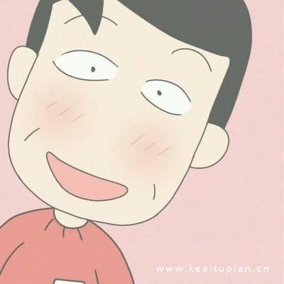 小丸子花轮情侣头像_ 樱桃小丸子一家人温馨打招呼头像图片