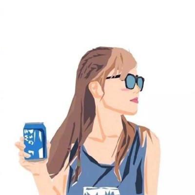 2021年最新一男一女手绘微信情侣头像