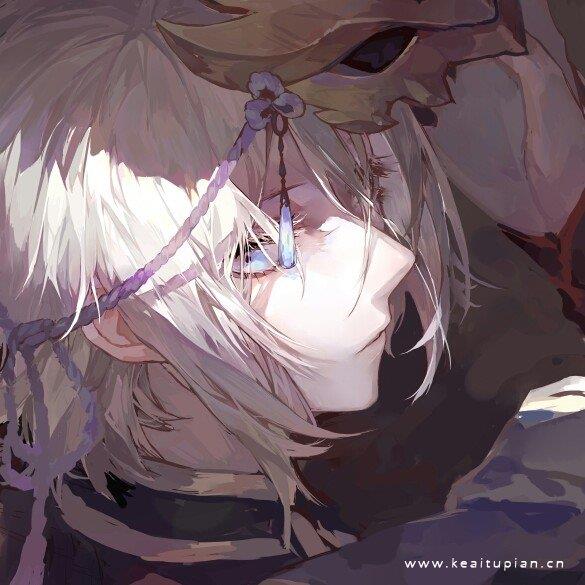 高冷个性男生动漫手绘头像图片