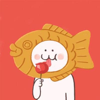 四月专属恭喜发财文字可爱卡通微信头像图片