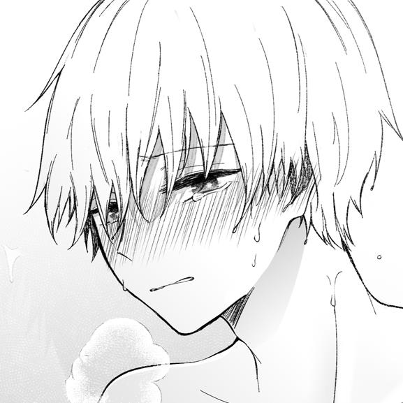 精选动漫情侣手绘高清黑白头像图片