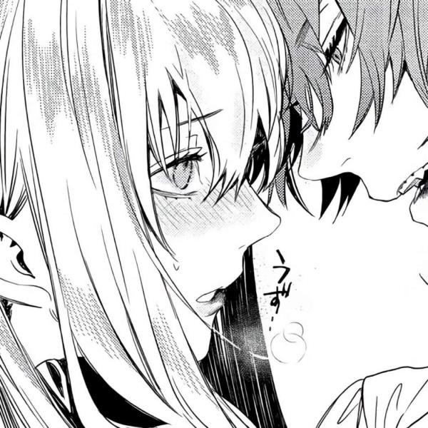 高质量的动漫情侣头像_优质漫画男女黑白头像图片