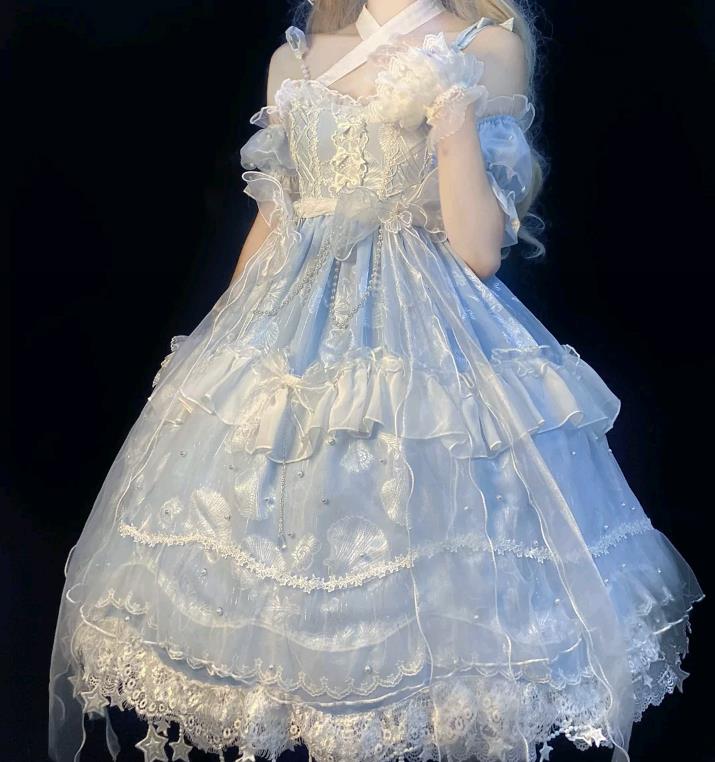 梦幻甜美的女生仙女裙高清头像图片