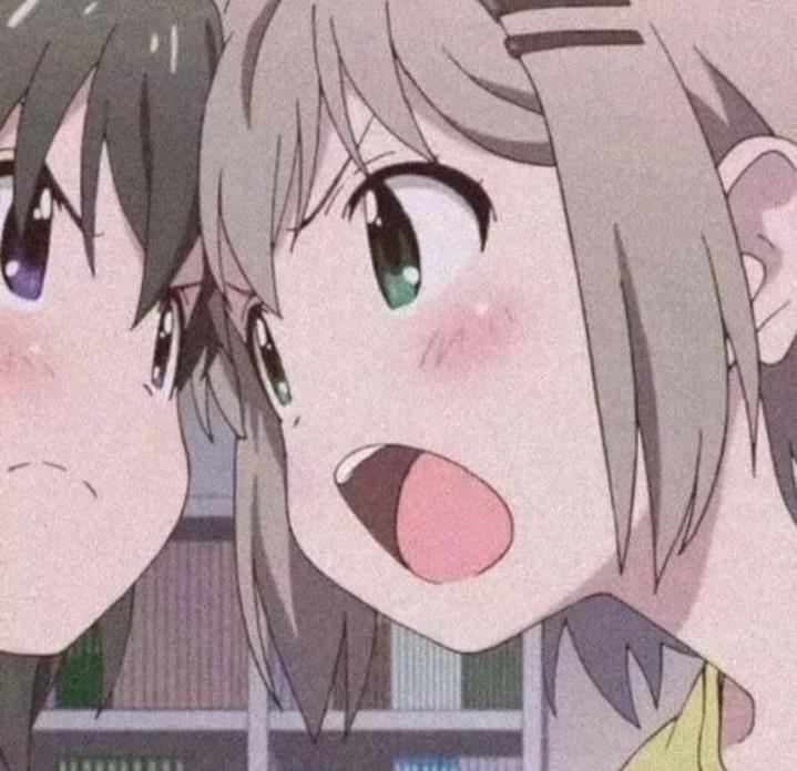 唯美粉嫩的动漫情侣qq头像图片