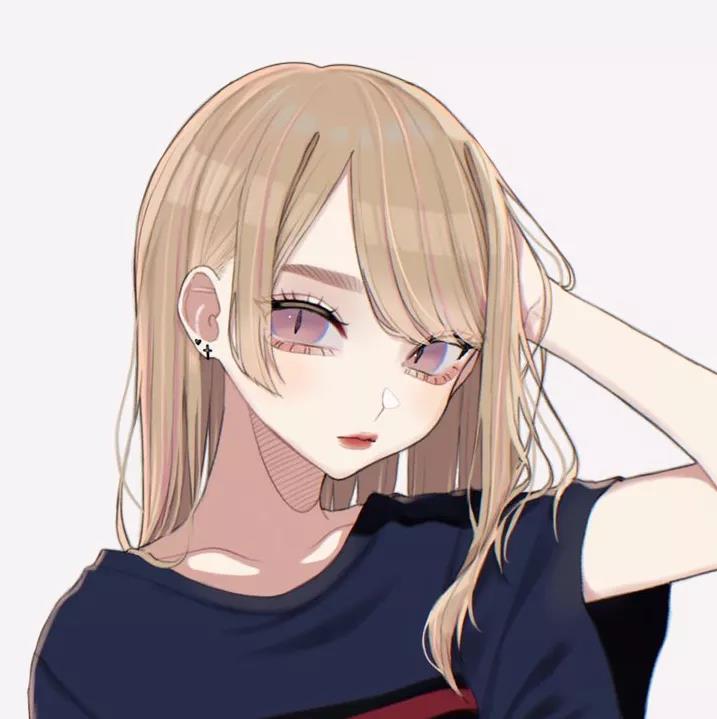 女生个性手绘动漫微信高清头像图片