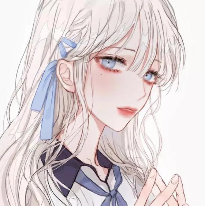 女生个性手绘动漫微信高清头像图片