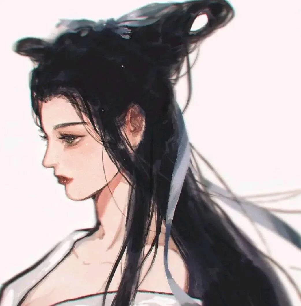 女生个性手绘动漫微信高清头像图片