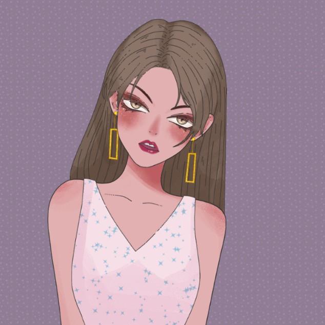 霸气御姐范动漫女头❤️可爱傻白甜卡通女生头像图片