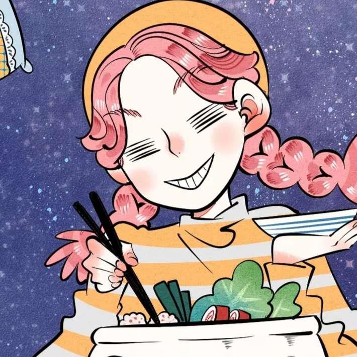 好看的创意漫画女生闺蜜手绘头像图片