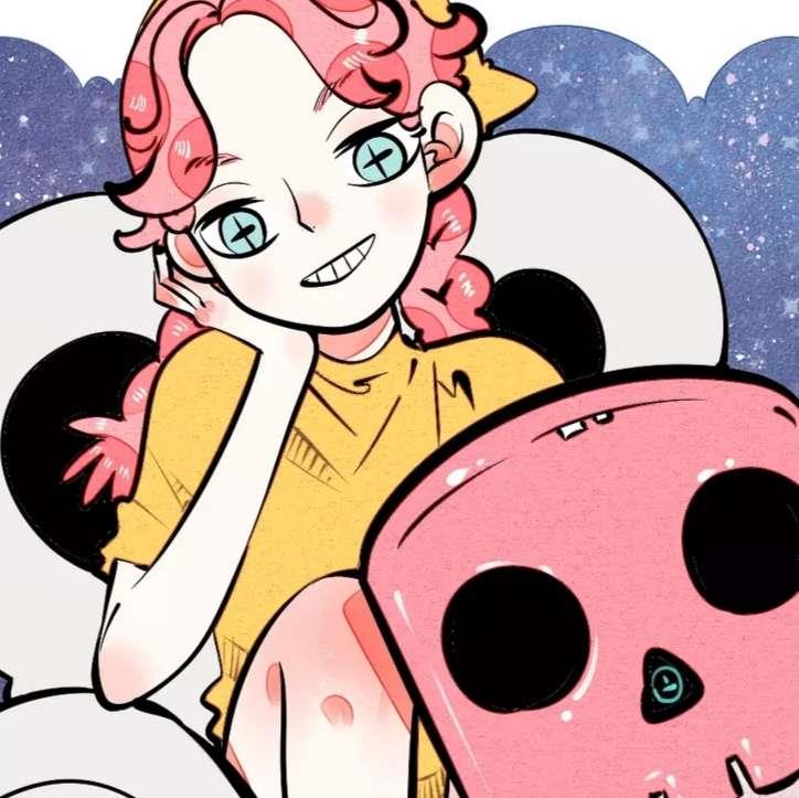 好看的创意漫画女生闺蜜手绘头像图片