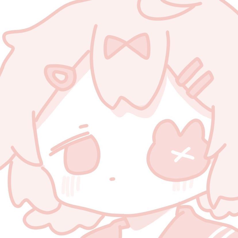 可爱简笔画卡通女生手绘头像图片