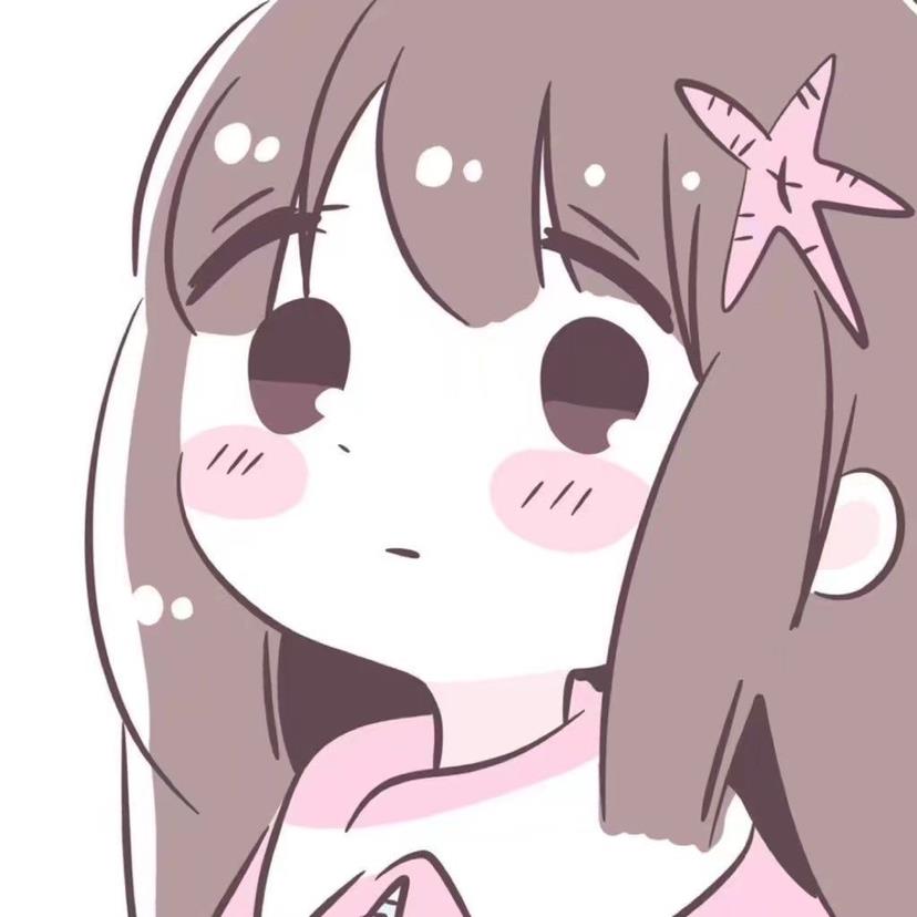 可爱简笔画卡通女生手绘头像图片