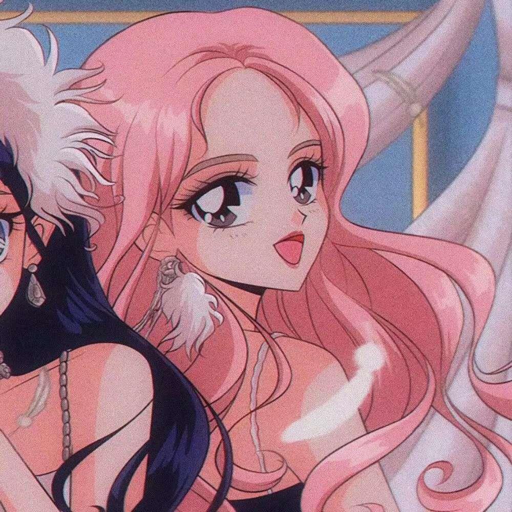 超甜好看的女生粉嫩卡通动漫头像图片