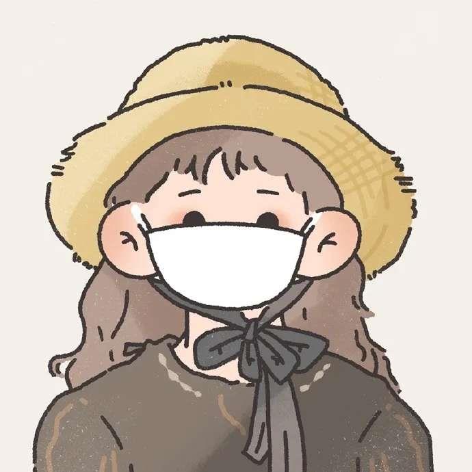 简约好看的手绘女生qq头像图片