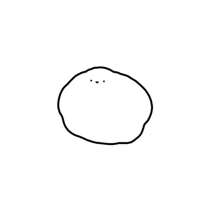 超萌超可爱的卡通简笔画头像图片