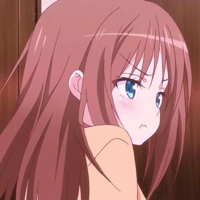 温柔可爱但不是没有脾气的动漫女生头像图片