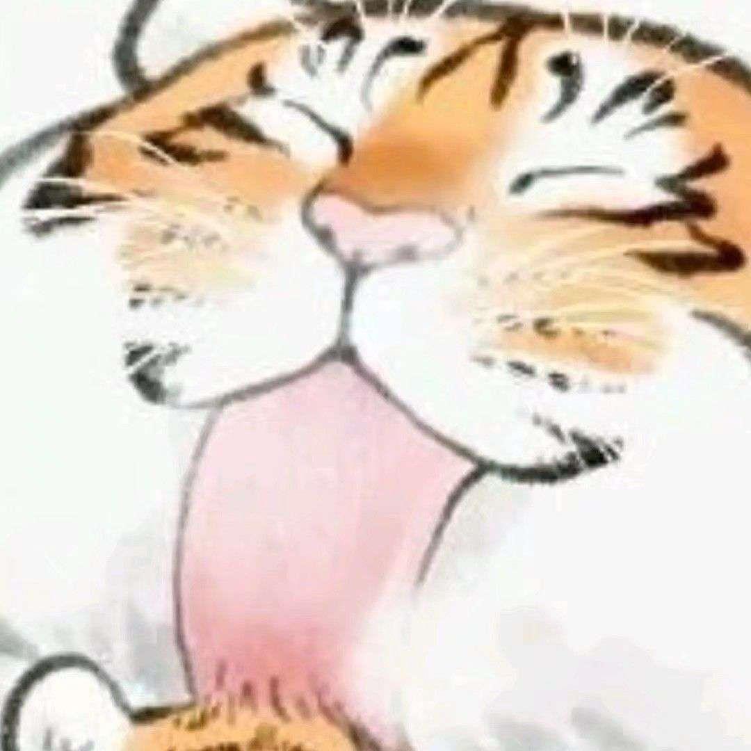 超可爱的卡通老虎表情头像图片