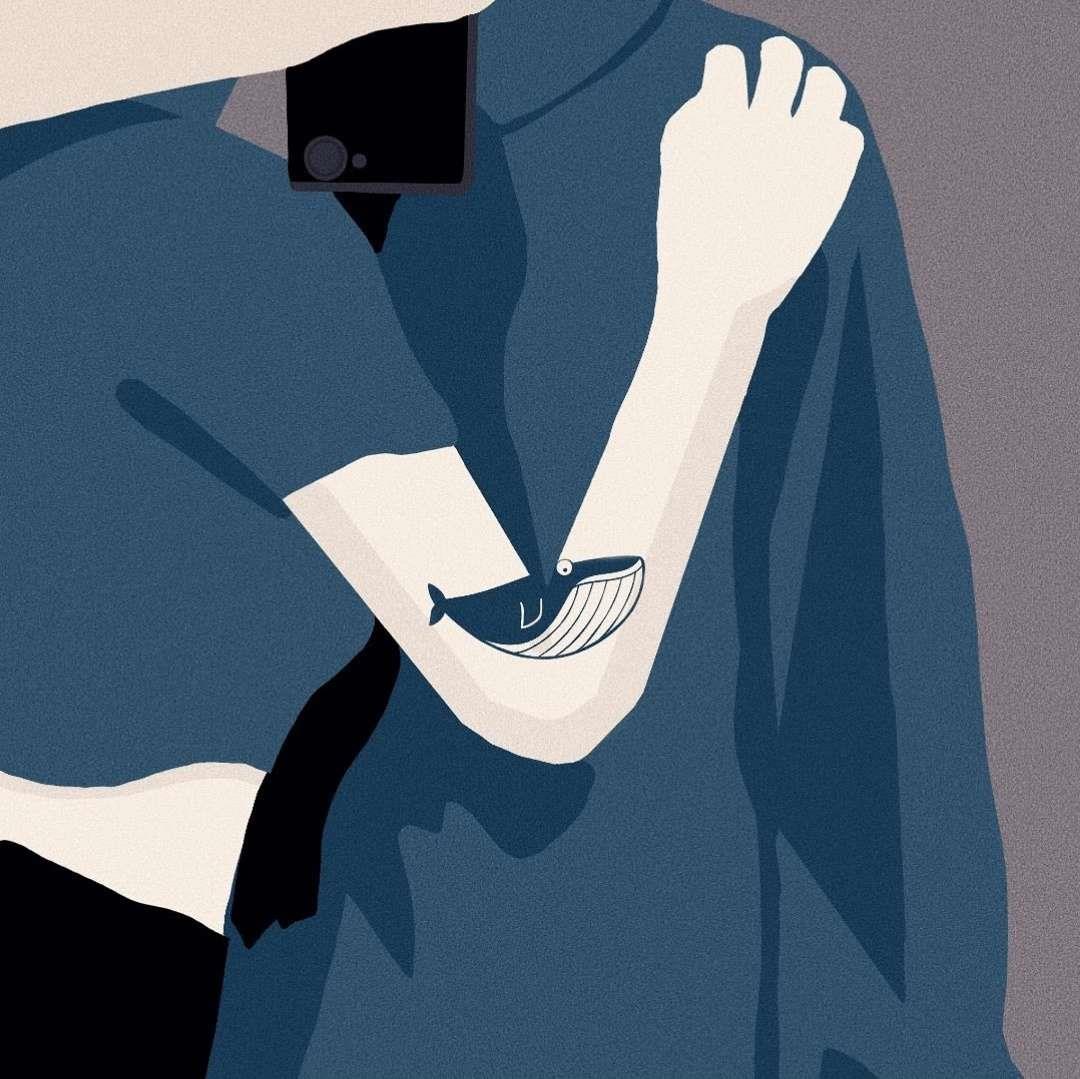 不露脸的动漫男女小众情侣头像图片