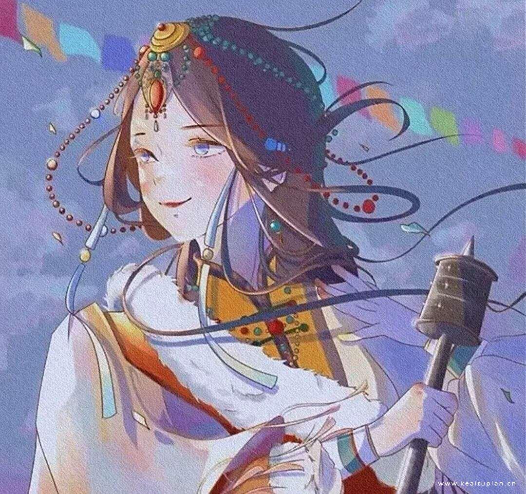 巨好看的手绘动漫女生头像图片