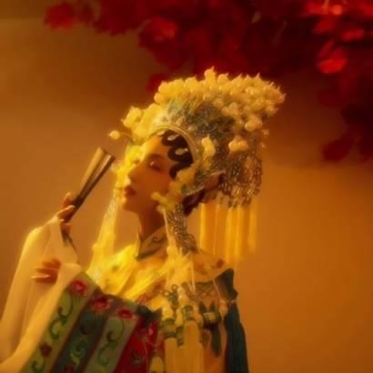 唯美古风的戏子男生高清头像图片