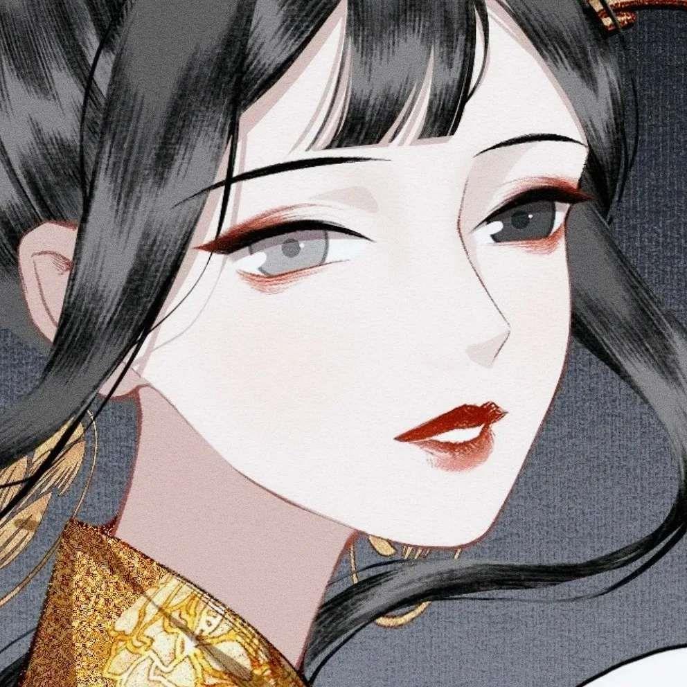 漂亮好看的动漫女头手绘头像图片