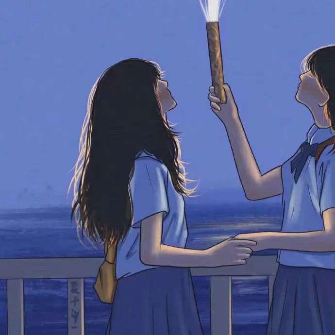漂亮好看的动漫女头手绘头像图片