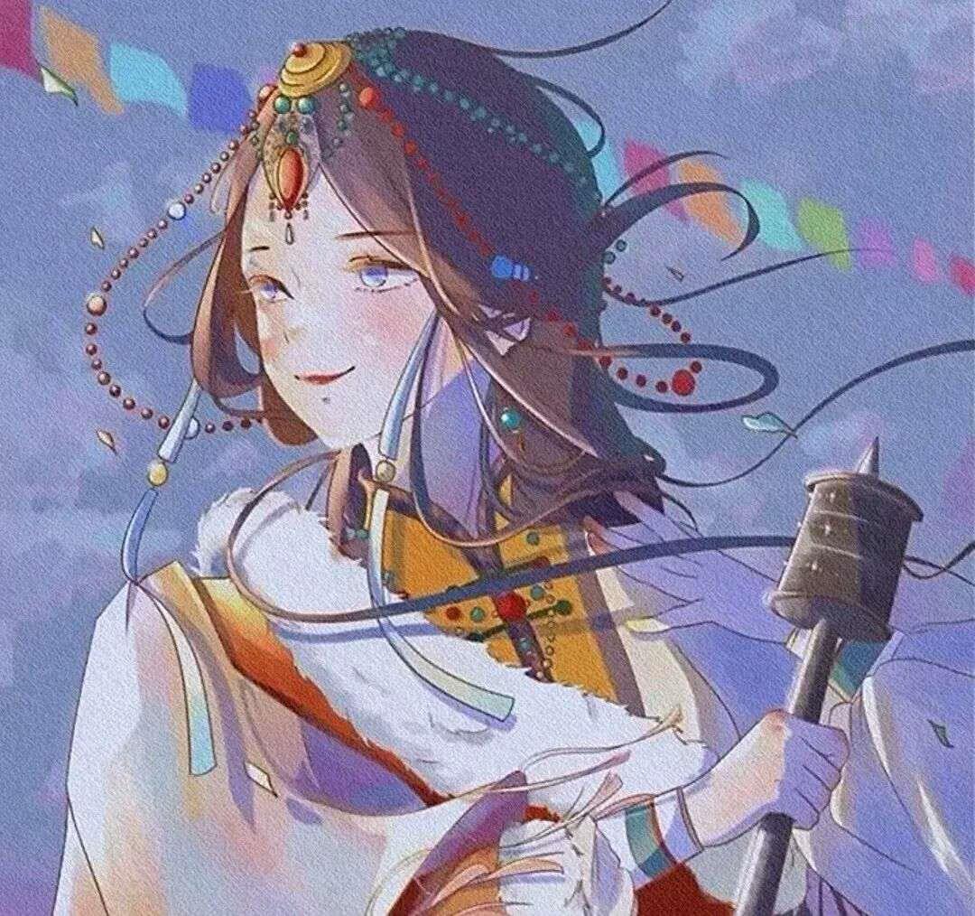 漂亮好看的动漫女头手绘头像图片