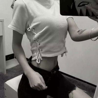 性感撩人的真人女生部位头像图片