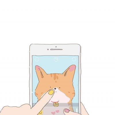 可爱的卡通猫咪头像_宠物猫情侣头像图片