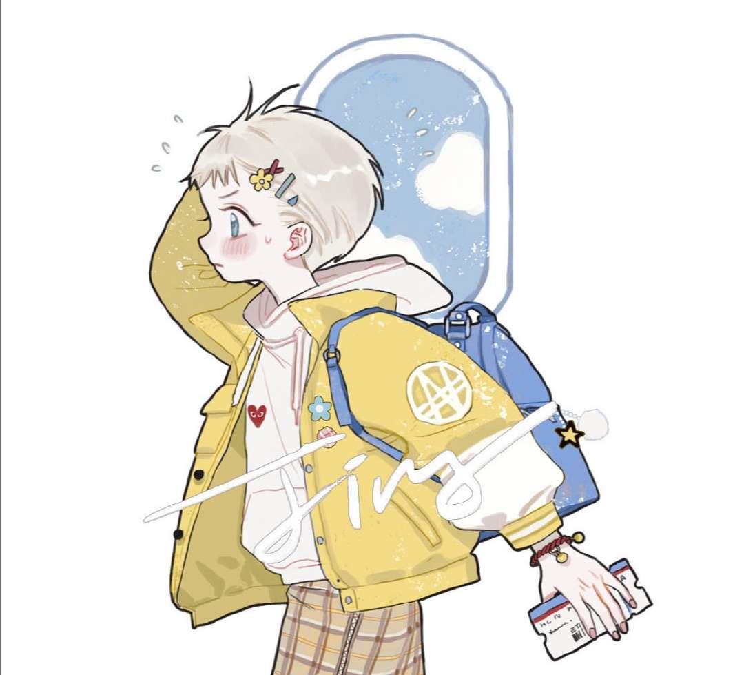 一年四季开心常驻动漫女生元气头像图片