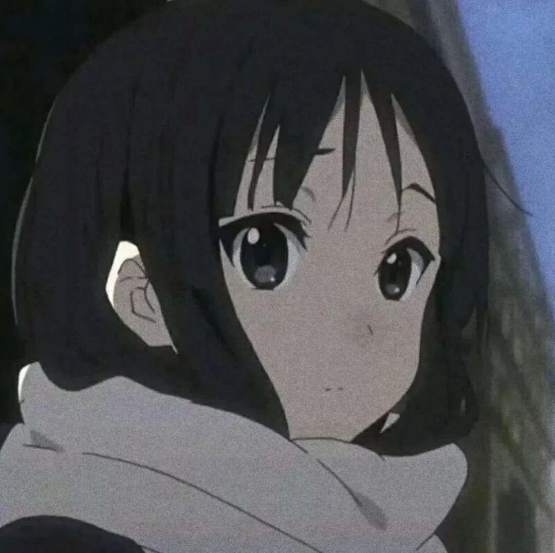 超好看动漫女生微丧高清头像图片