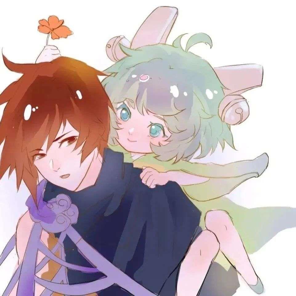 王者荣耀英雄蔡文姬和澜动漫情侣头像