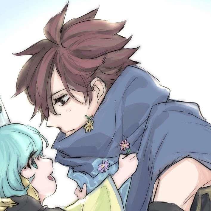 王者荣耀英雄蔡文姬和澜动漫情侣头像