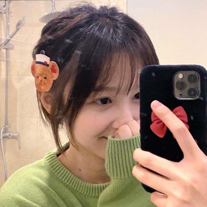 冬日专属ins森系温柔女生头像图片