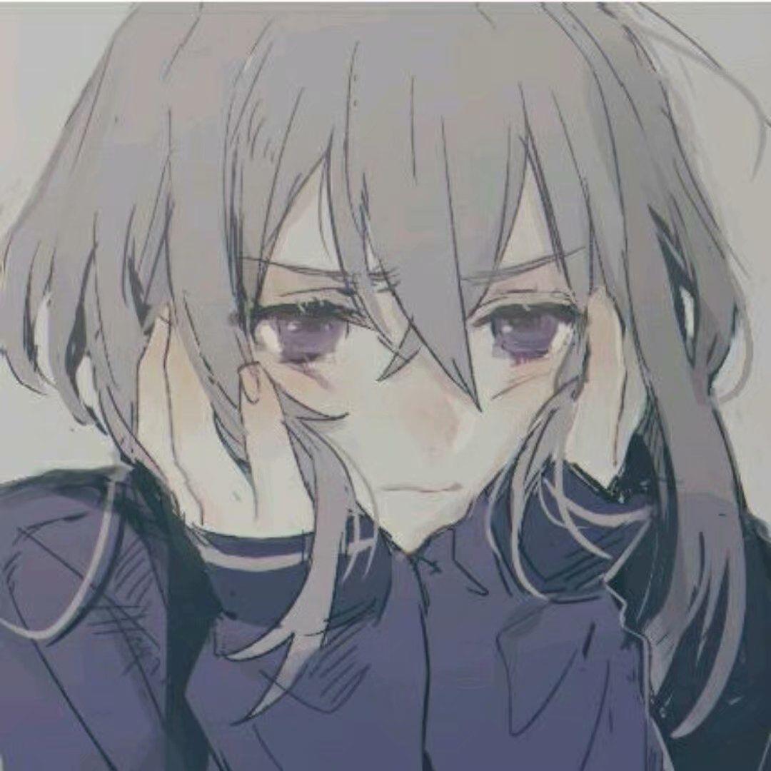 紫色可爱元气少女动漫高清女生头像