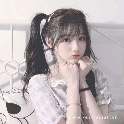 俏皮可爱的元气女生双人闺蜜头像图片