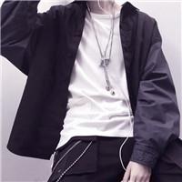 混搭时尚半身男头·不露脸的潮男头像图片