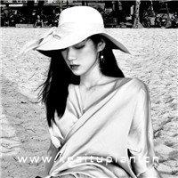 灰色伤感女头·文艺女生失落意境头像图片
