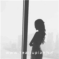 灰色伤感女头·文艺女生失落意境头像图片