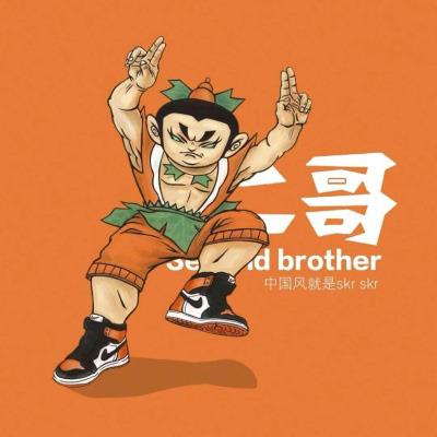 七个葫芦娃和他的爷爷搞怪可爱qq头像