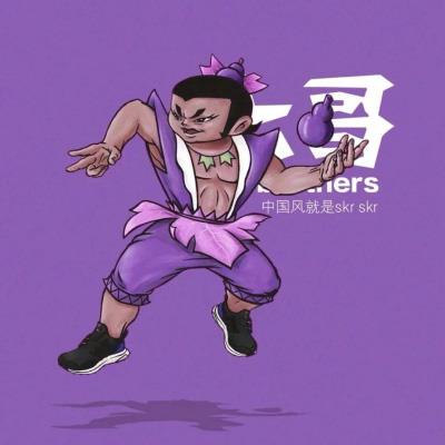 七个葫芦娃和他的爷爷搞怪可爱qq头像