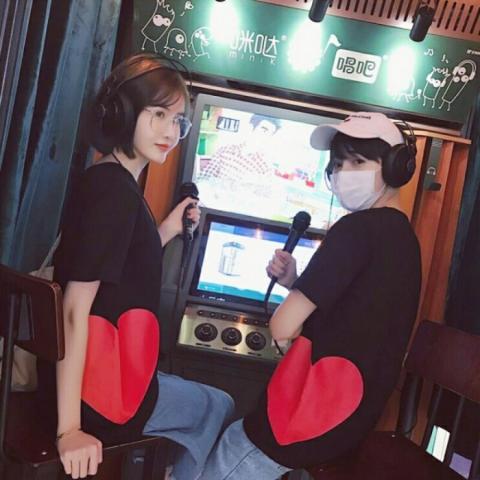 默契的恩爱情头·真人情侣合拍头像图片