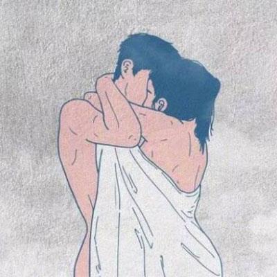 在所有人类中你最让我心动·动漫情侣头像简约头像