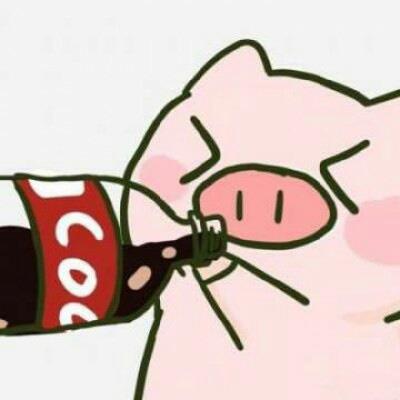 两只小猪猪可爱情侣秀恩爱头像图片大全