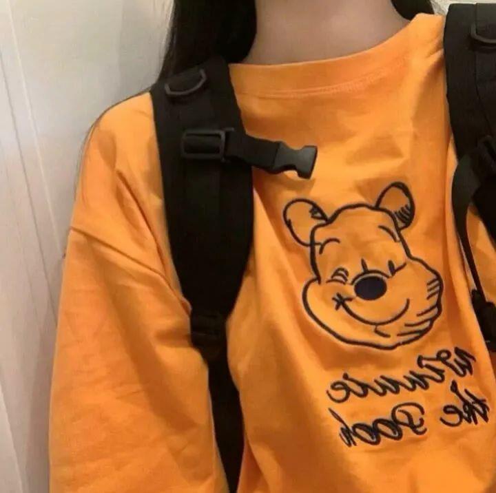 橘子味的冬天·橙色主题真人女生优质头像图片