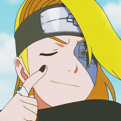 帅气火影忍者晓组织迪达拉大全头像图片