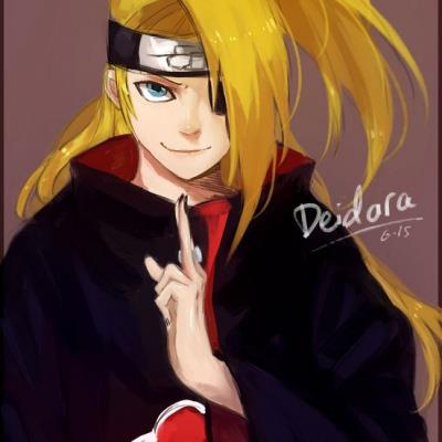 帅气火影忍者晓组织迪达拉大全头像图片