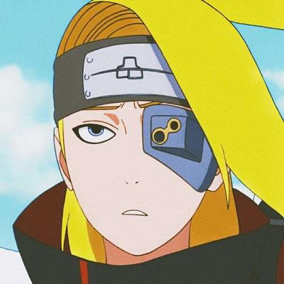 帅气火影忍者晓组织迪达拉大全头像图片