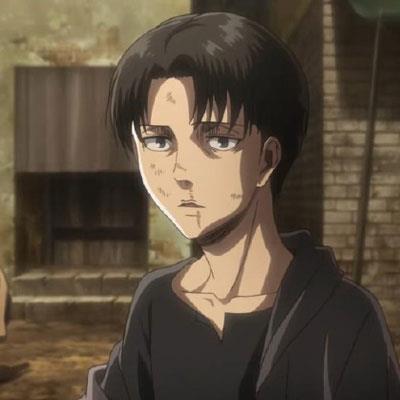 高冷帅气的利威尔兵长动漫头像图片