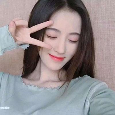 个性美女超美自拍经典微信QQ头像图片